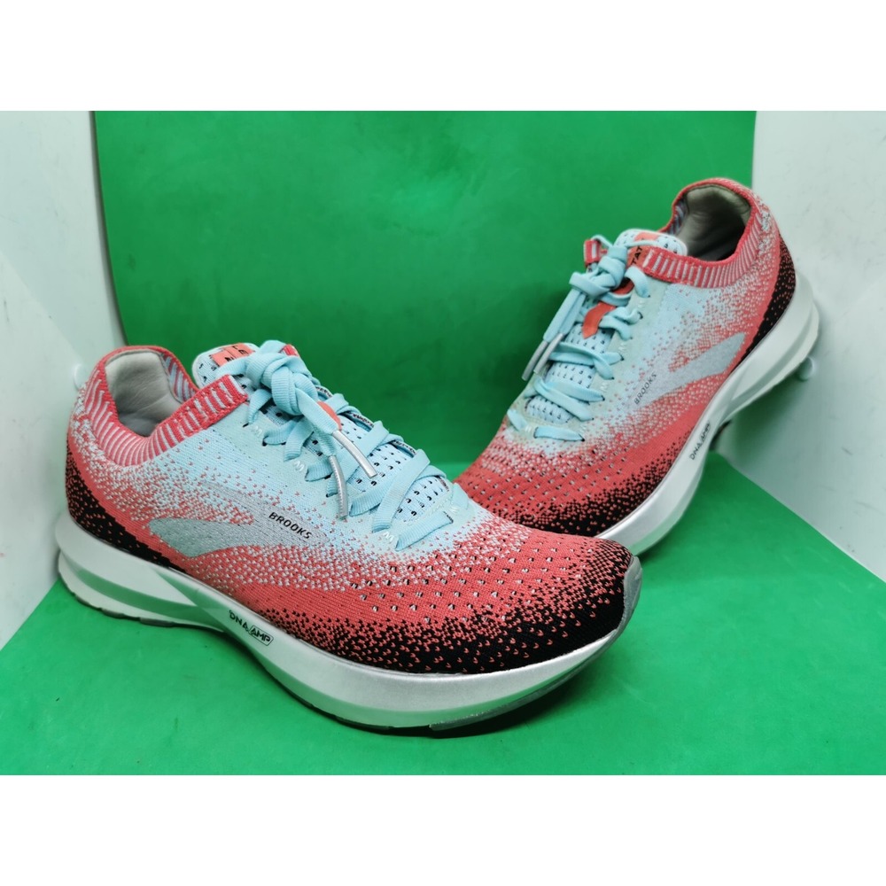 Brooks Levitate 2 1202791B872 Coral Blue Black Running Shoes Women's Size 9 M - Picture 12 of 16